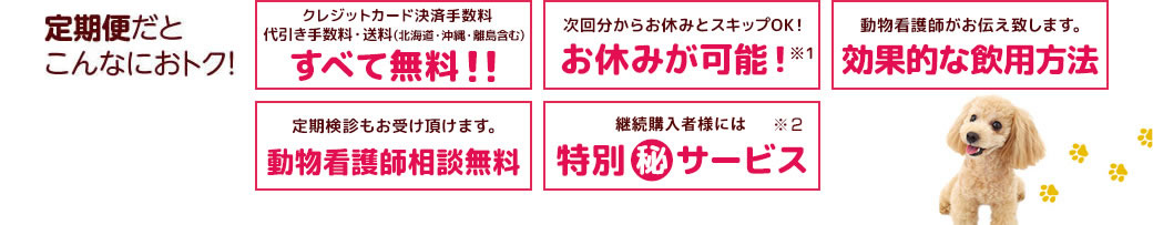 定期便だとこんなにおトク！